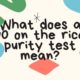 What does a 90 on the rice purity test mean?