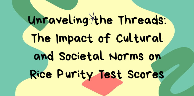 Unraveling the Threads: The Impact of Cultural and Societal Norms on Rice Purity Test Scores