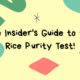 The Insider’s Guide to the Rice Purity Test!